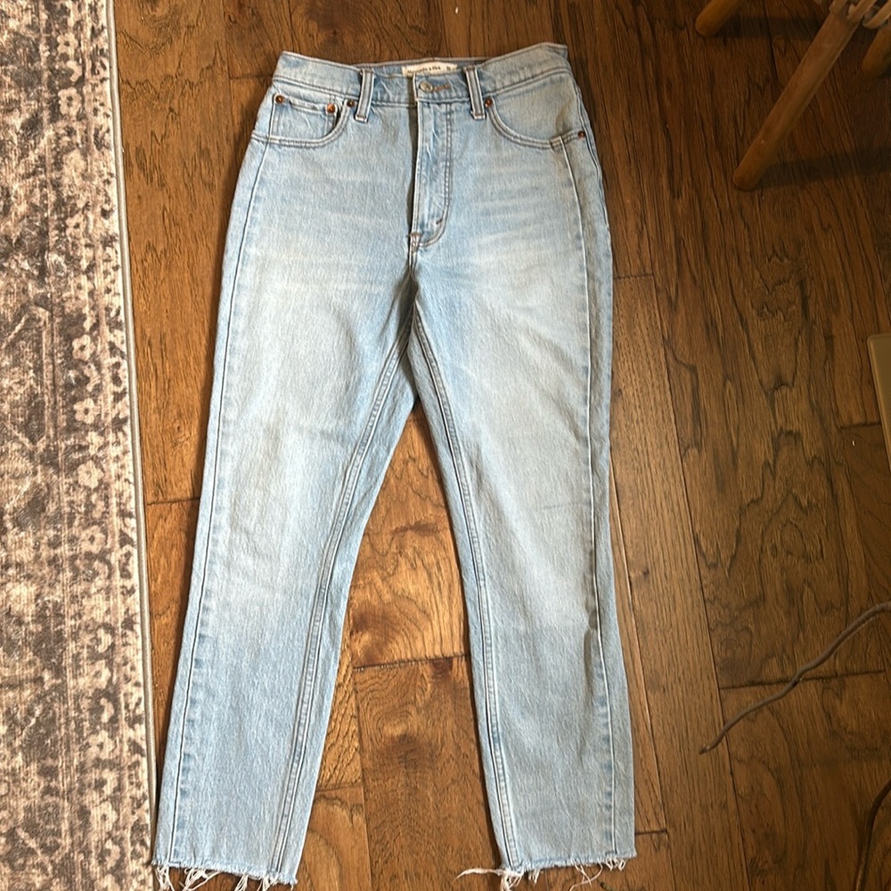 Abercrombie & fitch skinny high rise jeans